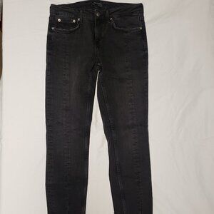 Zara black/dark grey size 4 jeans